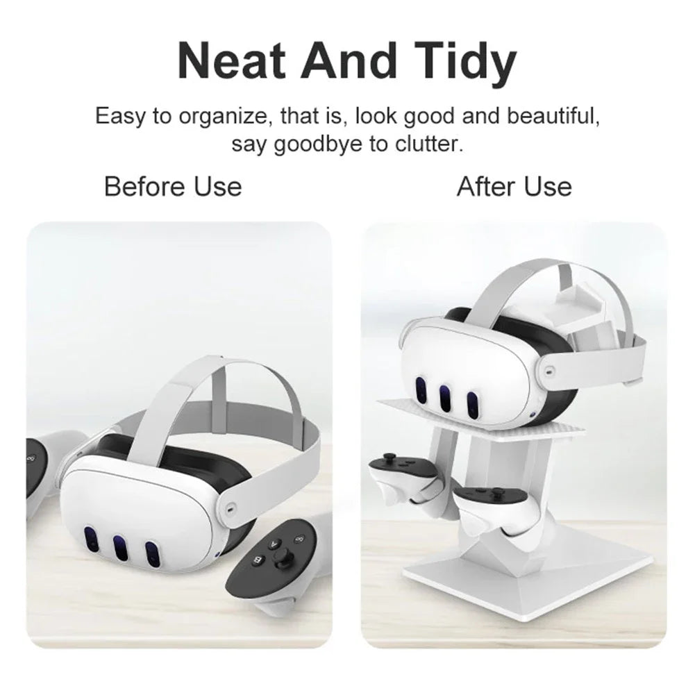 VR Headset & Controller Stand for Meta Quest 3