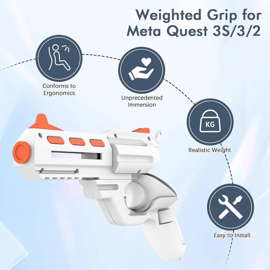 Gunstock Grip For Quest 3/3s