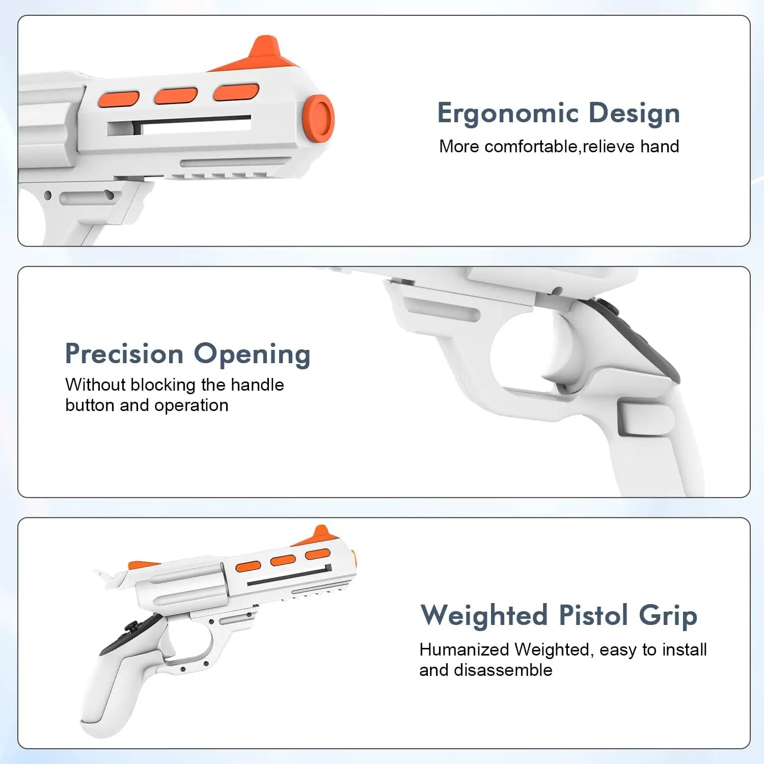 Gunstock Grip For Quest 3/3s